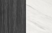 Древесина Графит/Мрамор Леванто белый (поверхность - линейные глубокие поры/глянец)